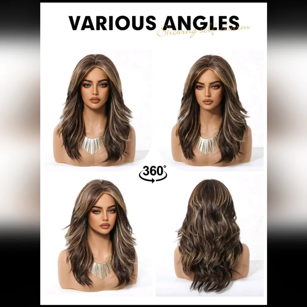 SALE ** BRAND NEW ** Stylish Brown and Blonde Women's Wig
